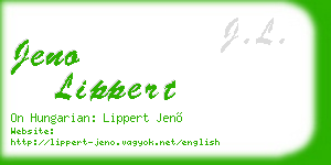 jeno lippert business card